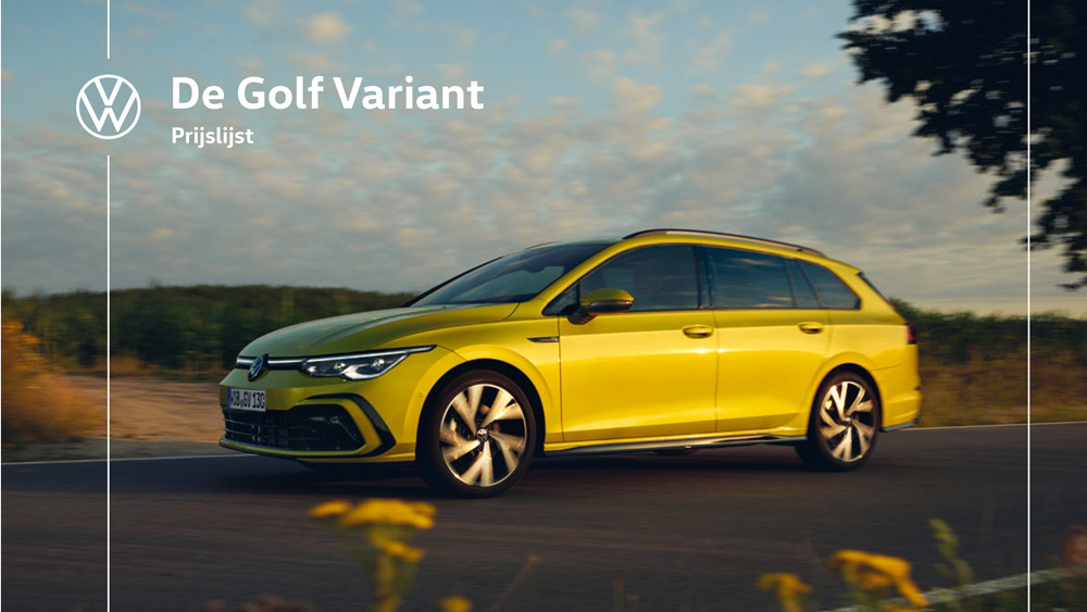 Prijslijst Volkswagen Golf Variant