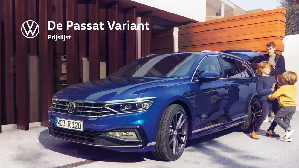 Prijslijst Volkswagen Passat Variant