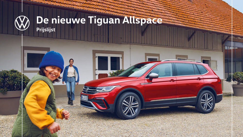 Prijslijst Volkswagen Tiguan Allspace