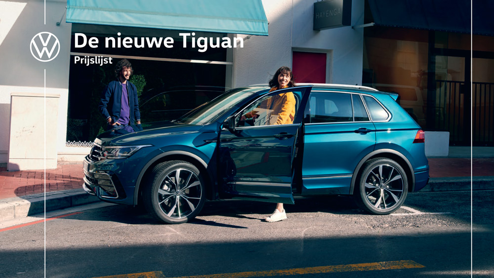 Prijslijst Volkswagen Tiguan