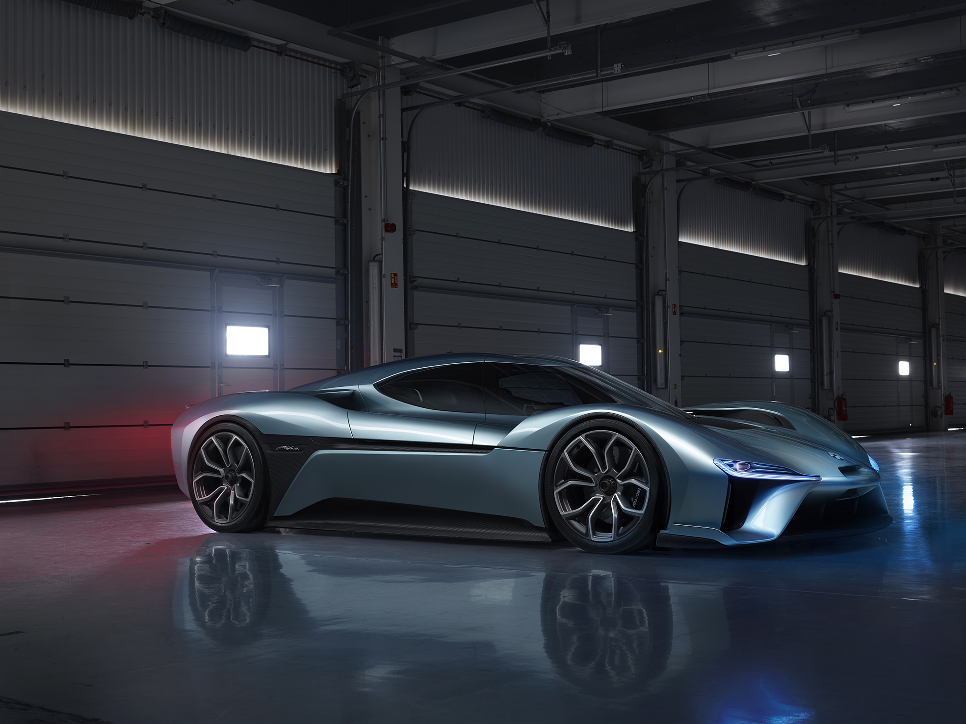 De NIO EP9 elektrische sportauto 