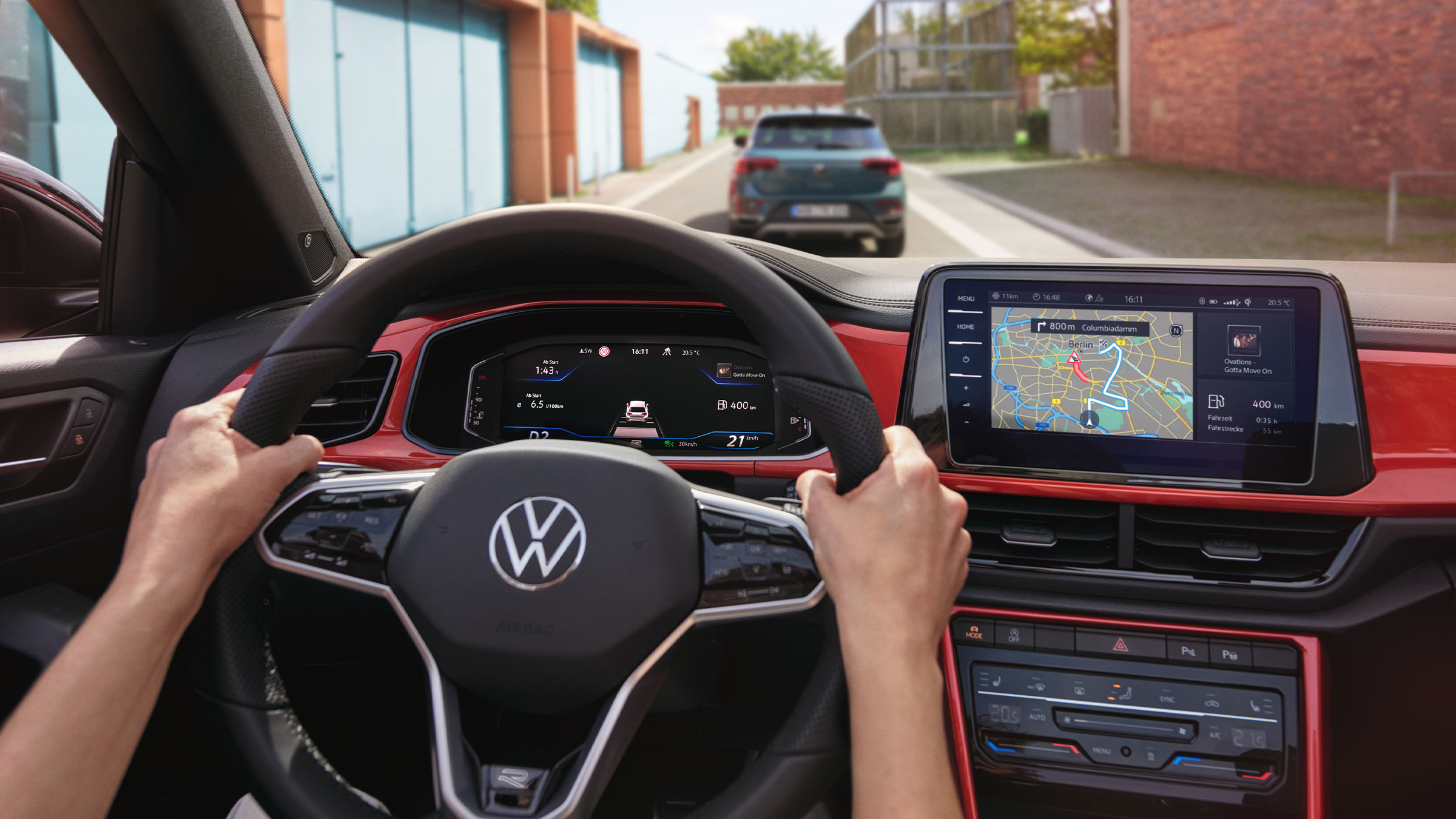 T-Roc Cabrio interieur digital cockpit navigatie