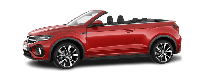 T-Roc Cabrio render zijaanzicht
