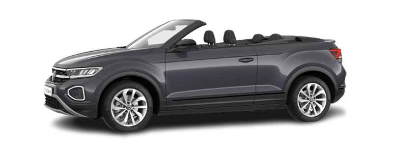 T-Roc Cabrio render zijaanzicht