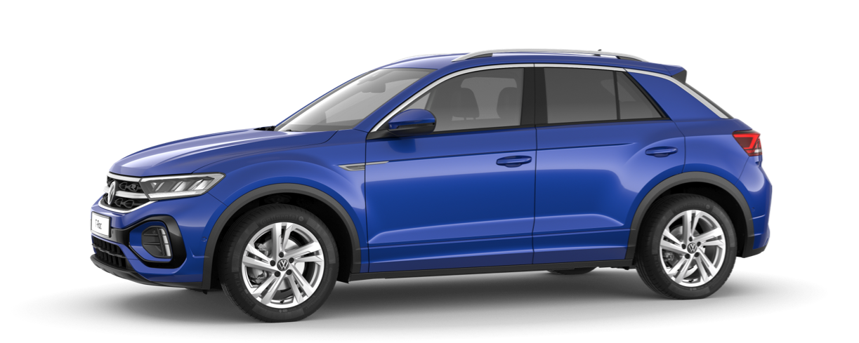 Render van de nieuwe T-Roc R-Line